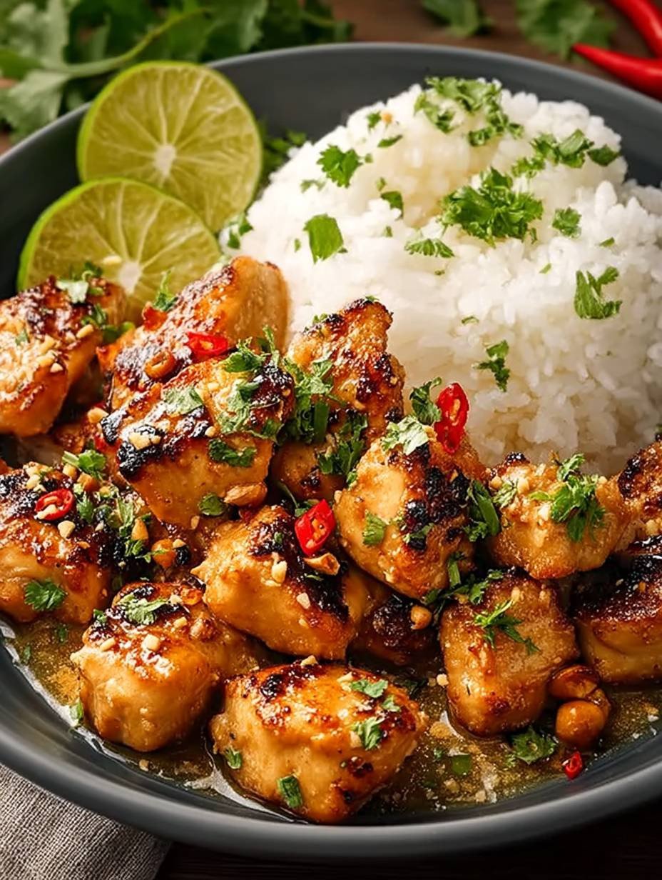 Thailändisches Erdnuss-Hühnchen image 2