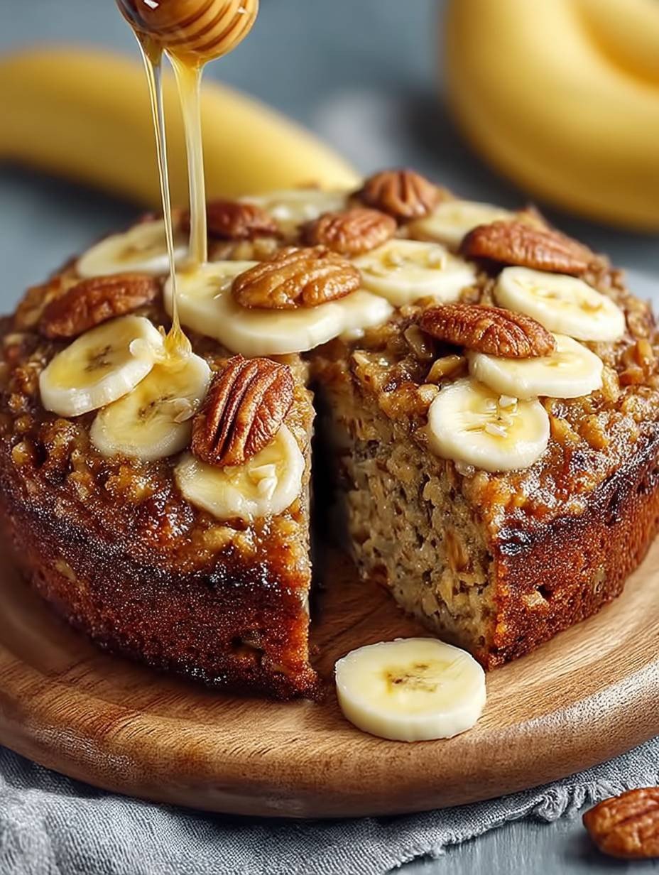 Bananen Nuss Haferflocken Kuchen image 2