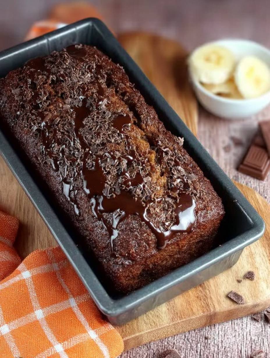 Bananenbrot Mit Schokolade image 2