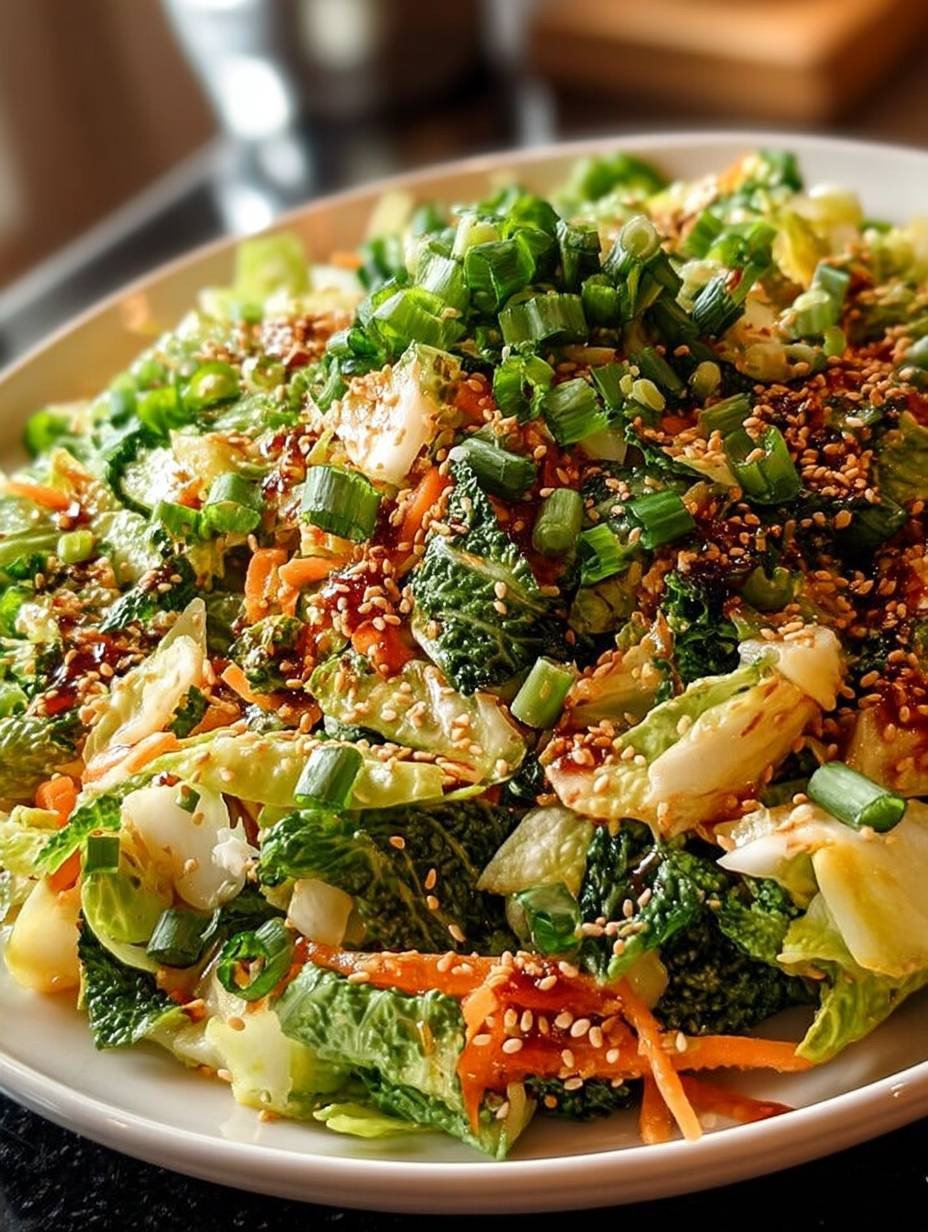 Chinakohl Salat Mit Sesam Dressing Geheim image 2