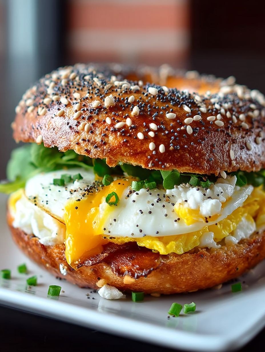 Everything Bagel Frühstücks-Sandwich image 2