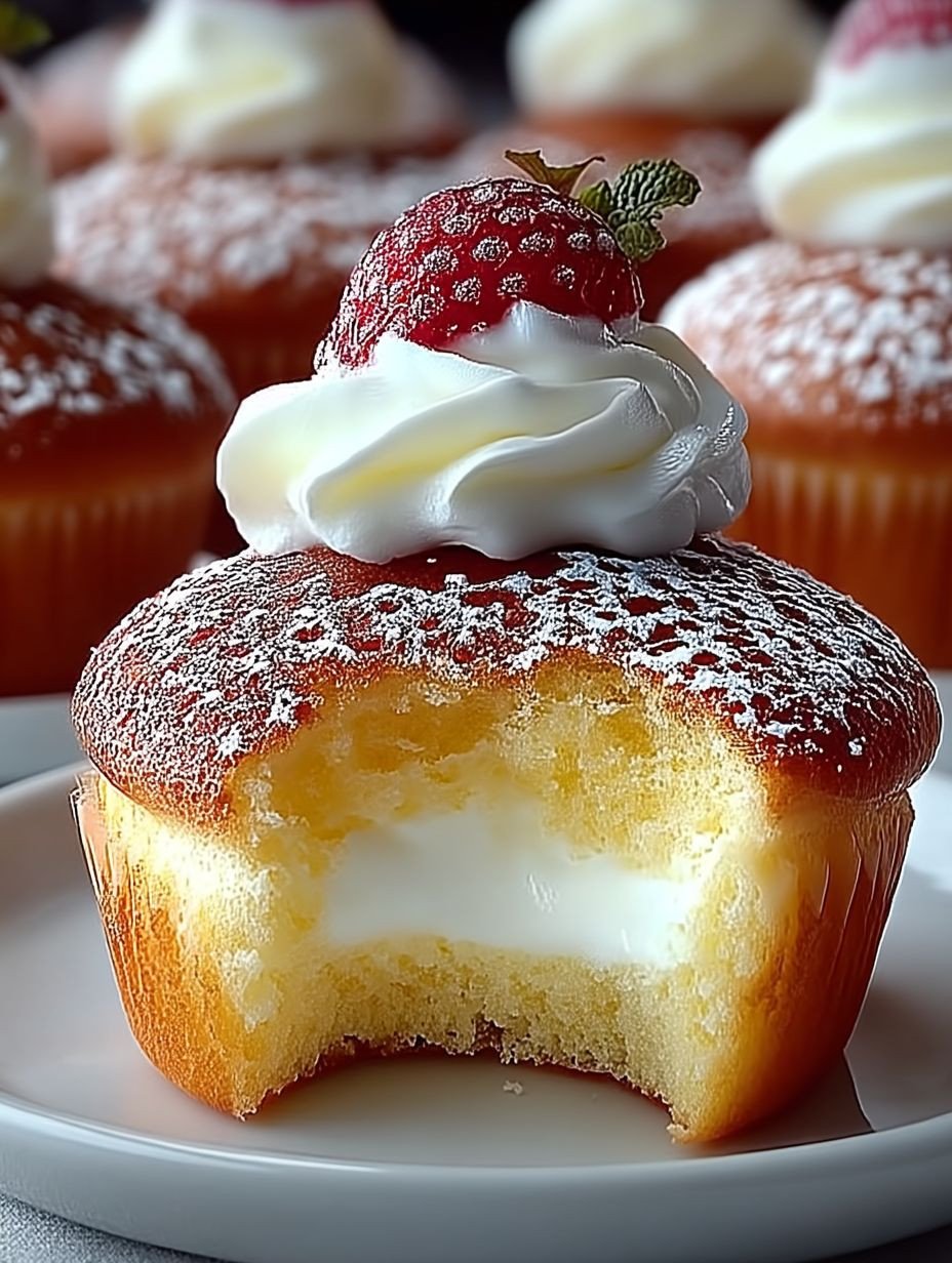 Fluffy Japanese Cotton Cheesecake Cupcakes image 2