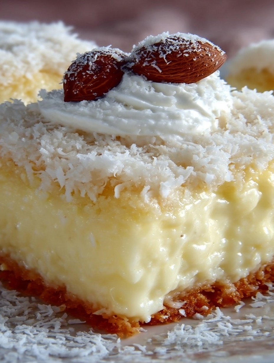 KOKOSKUCHEN MIT VANILLEPUDDING, BLITZSCHNELL & LECKER ! image 2