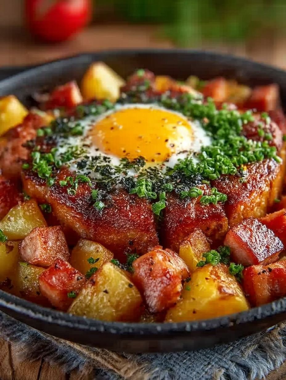 Kartoffel Leberkäse-Pfanne image 2