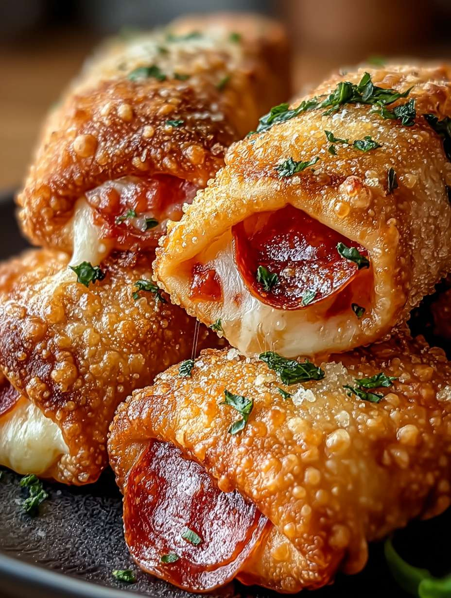 Knusprige Air Fryer Pizza Rolls image 2