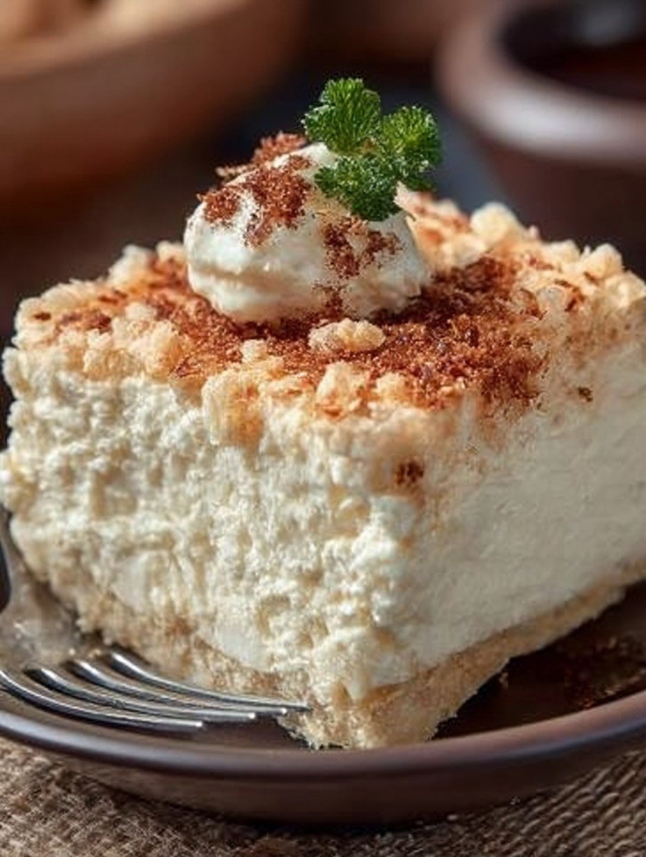 Leichte Low Carb Kokos-Creme-Schnitten image 2