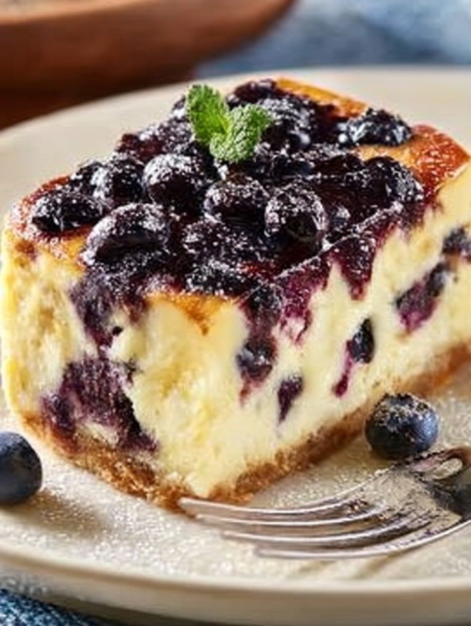 Leichter Low Carb Blaubeer-Käsekuchen image 2