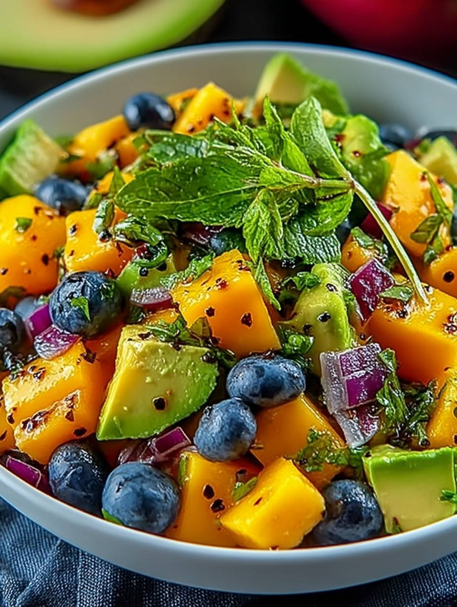 MANGO AVOCADO SALAT LEICHT image 2