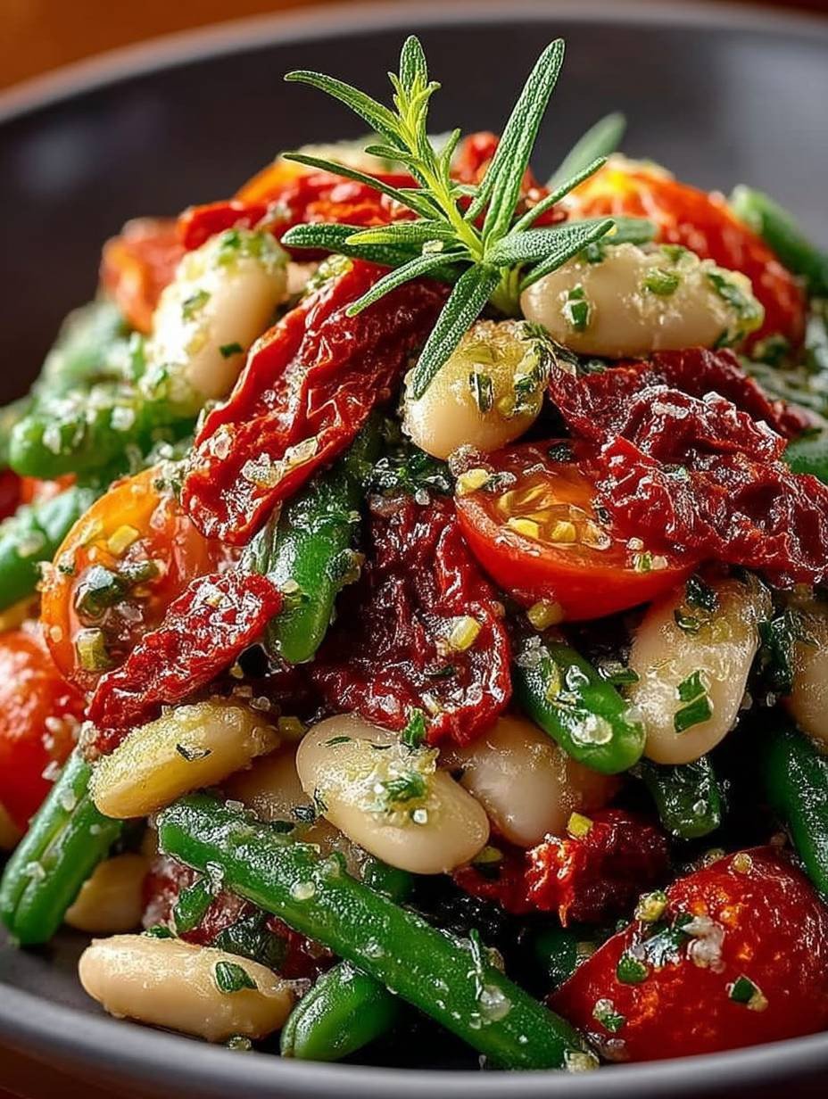 Marinierter Bohnen-Salat mit getrockneten Tomaten image 2