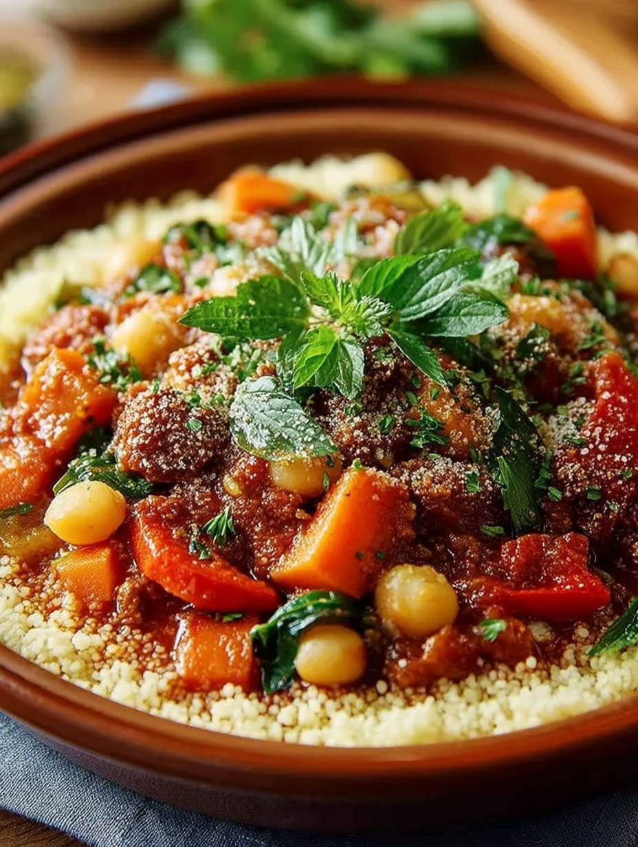 Marokkanischer Gemüseeintopf mit Couscous image 2