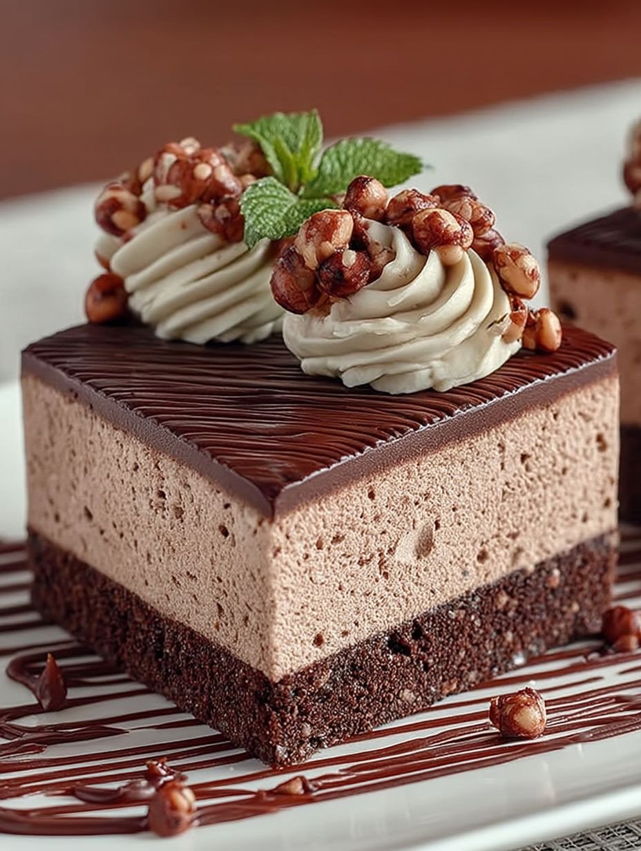 Nuss-Nougat-Torte mit Schokoboden image 2