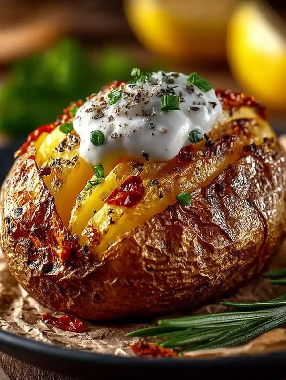 Ofenkartoffel aus der Heißluftfritteuse image 2