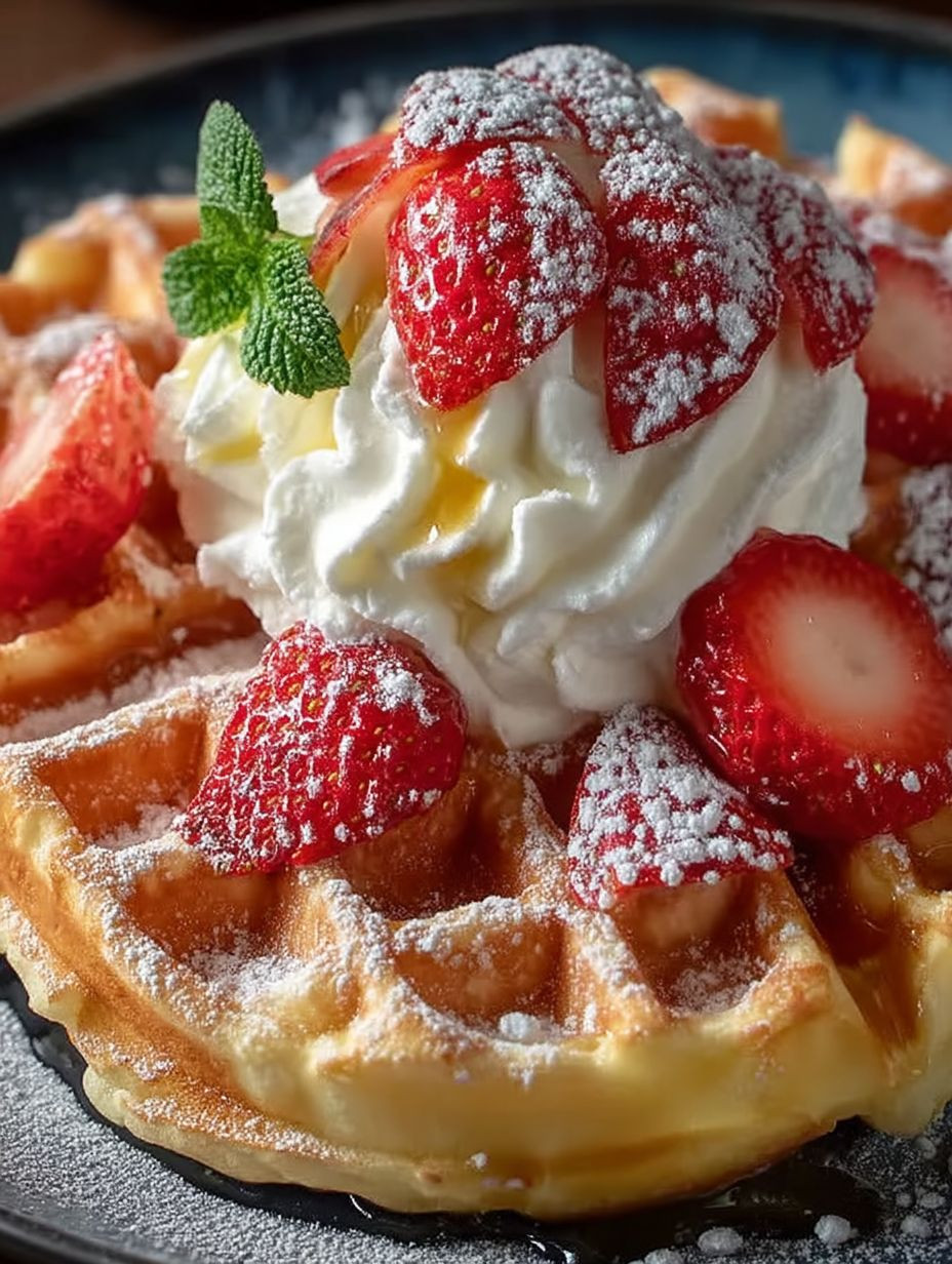 Proteinreiche Skyr Waffeln image 2