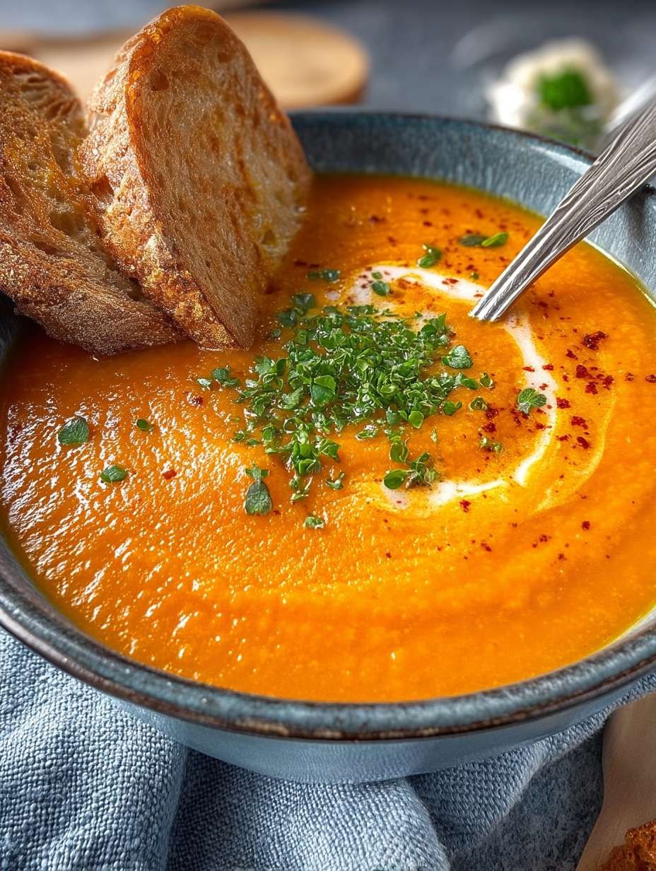 Rote Linsen Suppe - mit Kokosmilch image 2