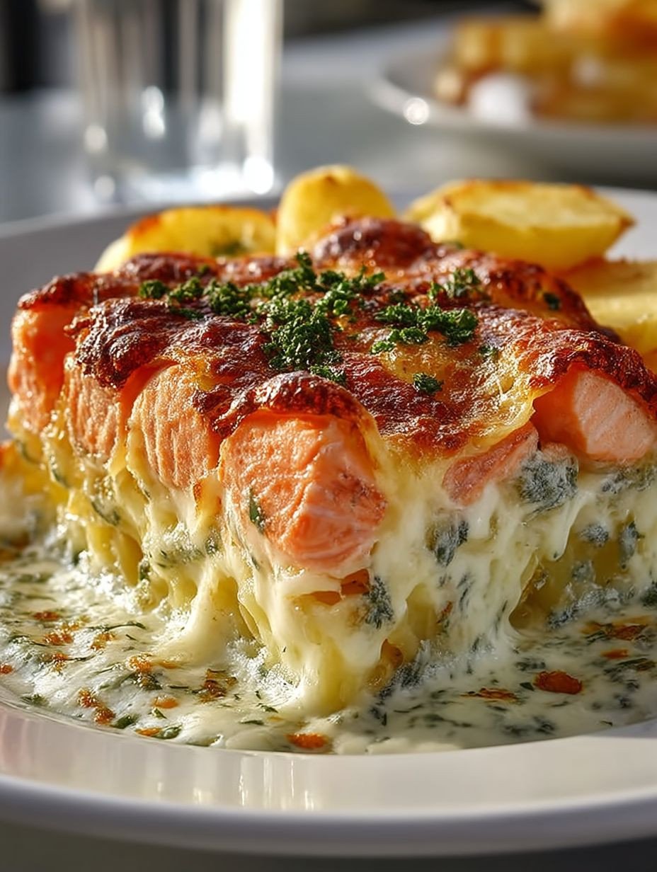 Schneller Lachs Auflauf image 2