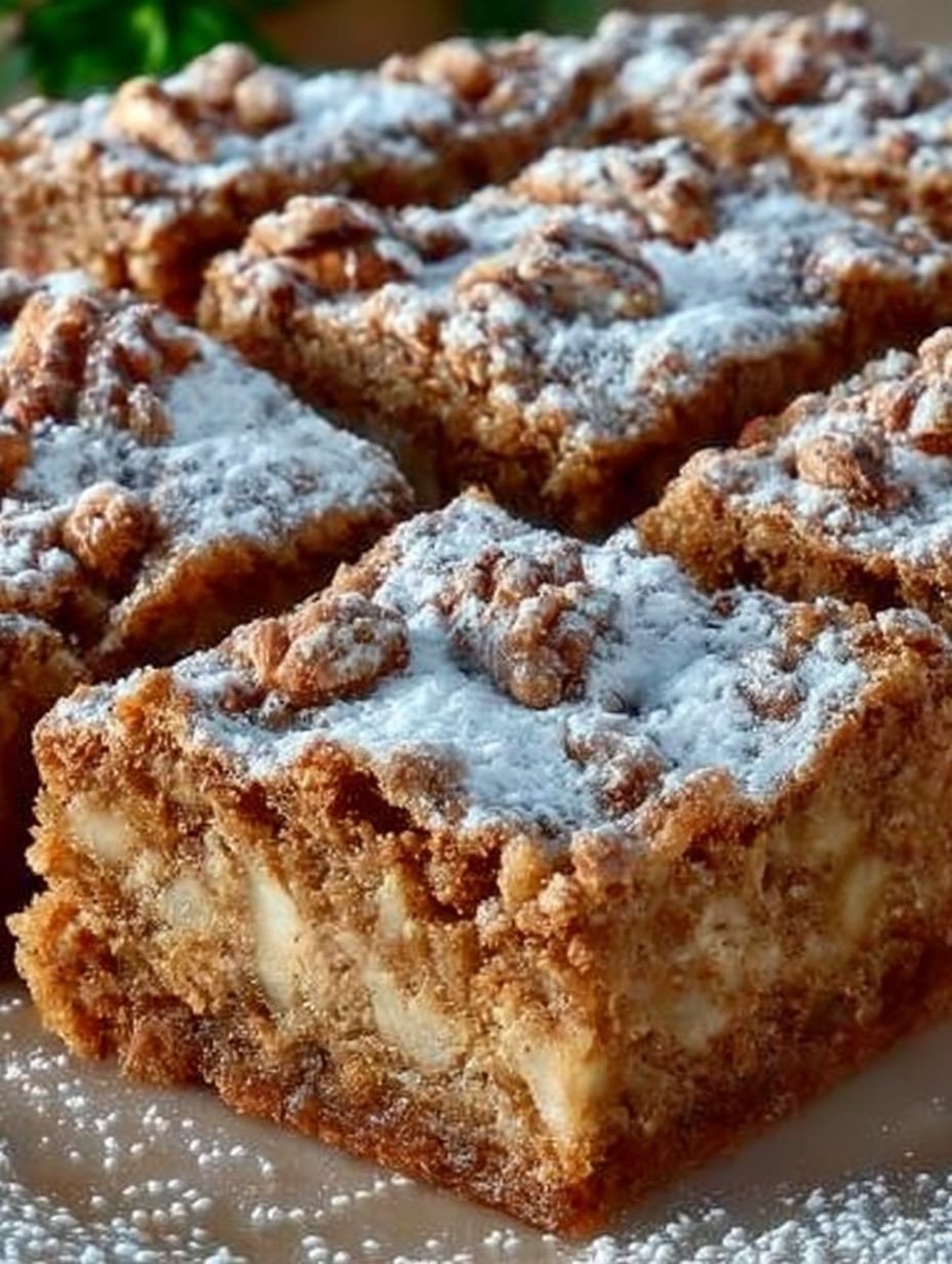 Schneller, saftiger Low Carb Apfel-Nusskuchen image 2