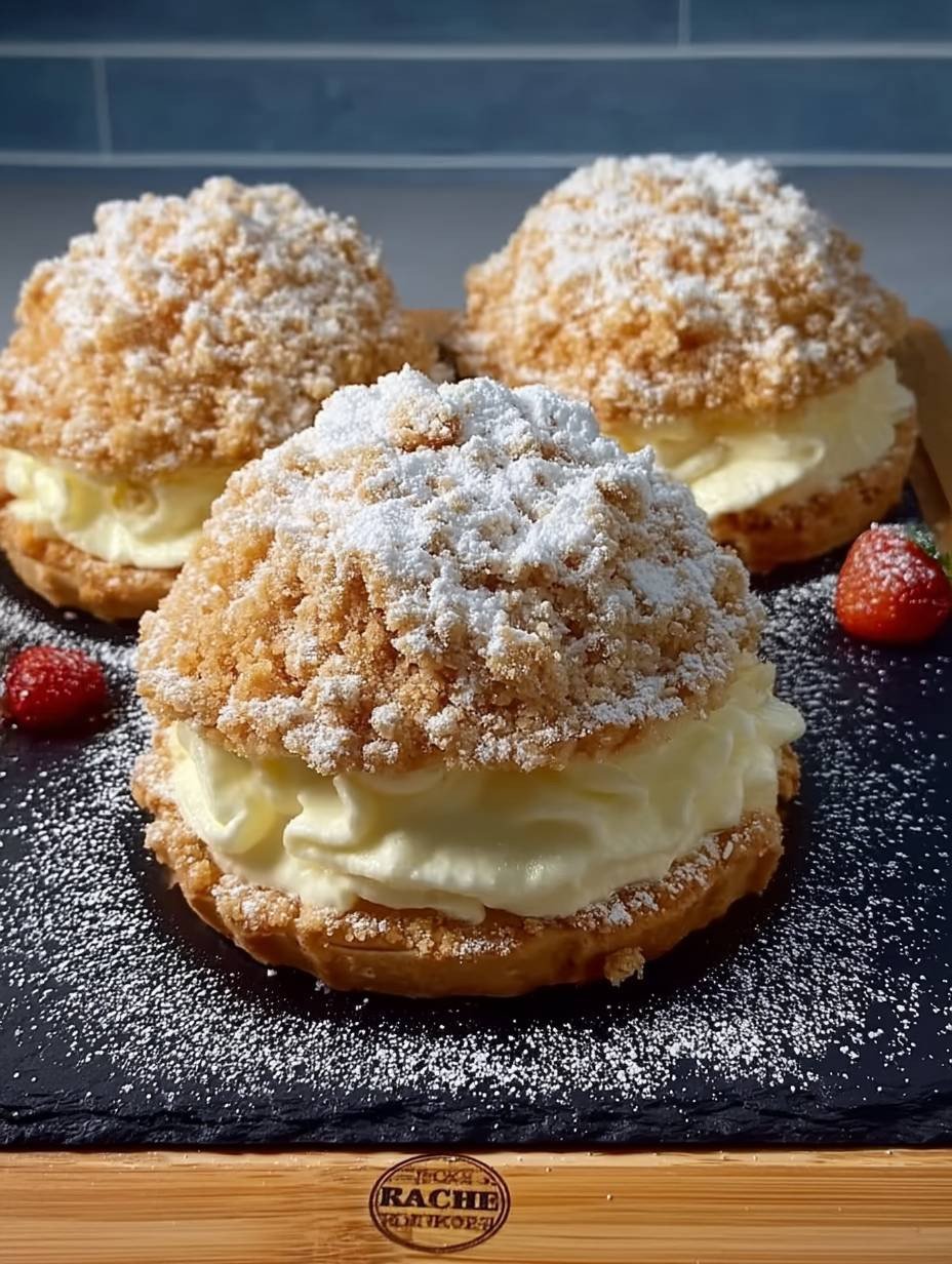 Streuseltaler mit Vanillecreme image 2