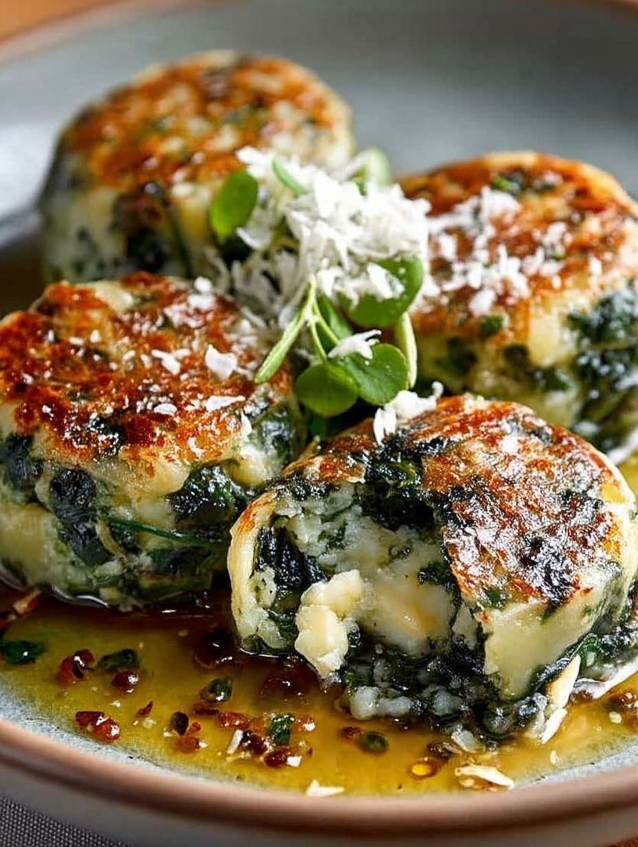 Südtiroler Spinatknödel: Ein herzhaftes und köstliches image 2