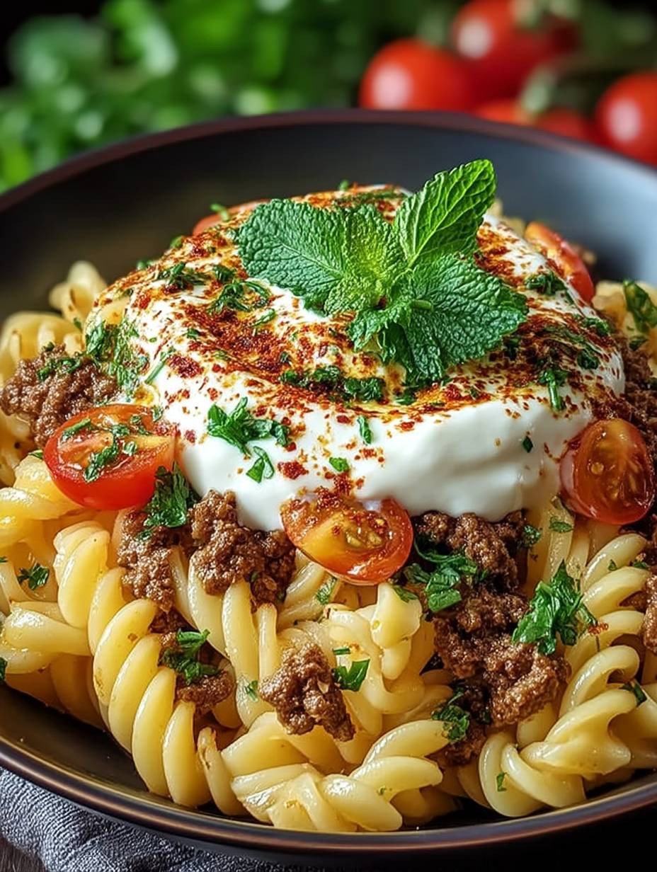 Türkische Nudeln mit Joghurt image 2