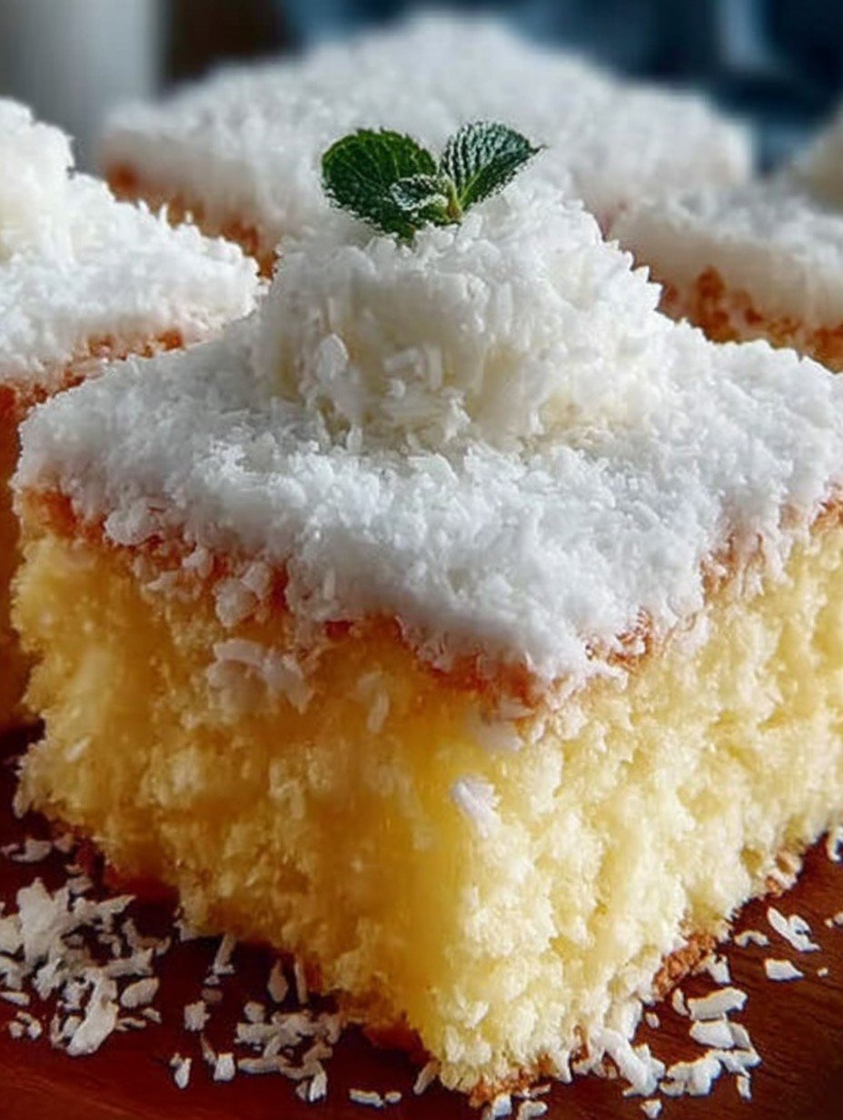 WUNDERBARER KOKOSKUCHEN MIT SAHNE image 2