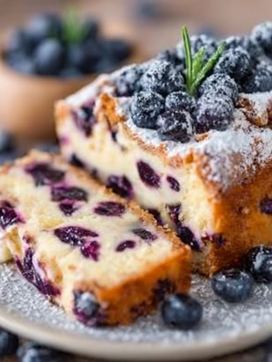 schneller Low Carb Blaubeer-Vanillekuchen image 2